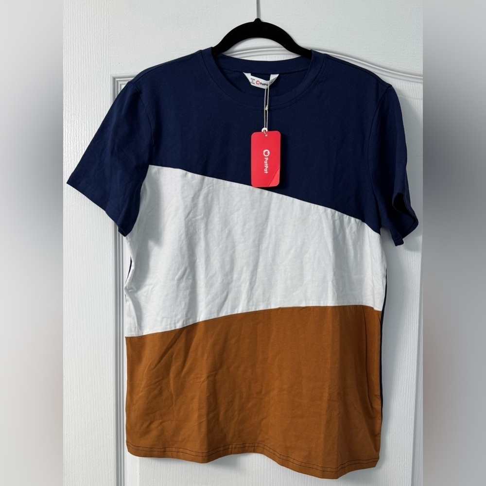 PatPat Men’s ColorBlock Short Sleeve Tee - Picture 2 of 8